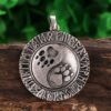 New Magicun Viking~Nordic Alphabet Bear's Paw Restore Ancient Ways Viking  Pendant   Kolovrat Charm  Pendants