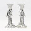 Nordic Candle Holder Metal Wedding Decoration Angel Candlestick Church Utensils Home Decor Candelabra