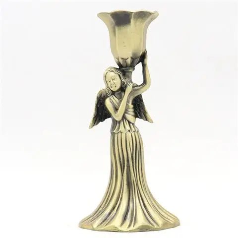 Nordic Candle Holder Metal Wedding Decoration Angel Candlestick Church Utensils Home Decor Candelabra