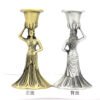 Nordic Candle Holder Metal Wedding Decoration Angel Candlestick Church Utensils Home Decor Candelabra