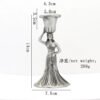 Nordic Candle Holder Metal Wedding Decoration Angel Candlestick Church Utensils Home Decor Candelabra