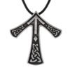 New Magicun Viking~Nordic Viking Alphabet Rune Braided Pendant Necklace Man Viking Glamour Pendant   1