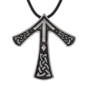 New Magicun Viking~Nordic Viking Alphabet Rune Braided Pendant Necklace Man Viking Glamour Pendant   1