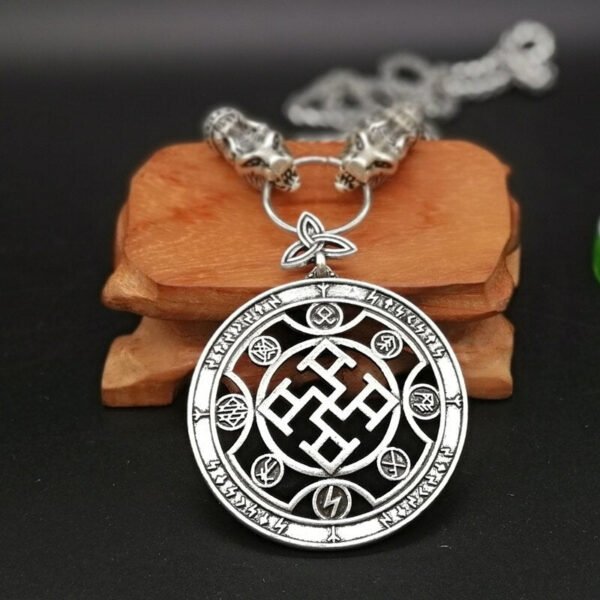 New Magicun Viking~Nordic medieval vintage Viking pendant slavic smybol Protection Amulet wolf necklace jewellery