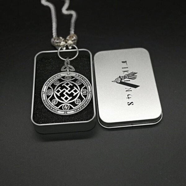 New Magicun Viking~Nordic medieval vintage Viking pendant slavic smybol Protection Amulet wolf necklace jewellery