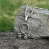 Norse Mythology Stainless Steel Pendant Necklace Good Quality Troll Cross Viking Jewelry