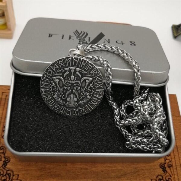 Norse Odin Smybol Viking pendant Aegishjalmur Protection Amulet Scandinavian pagan jewelry 1pc drop shipping