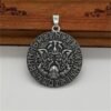 Norse Odin Smybol Viking pendant Aegishjalmur Protection Amulet Scandinavian pagan jewelry 1pc drop shipping