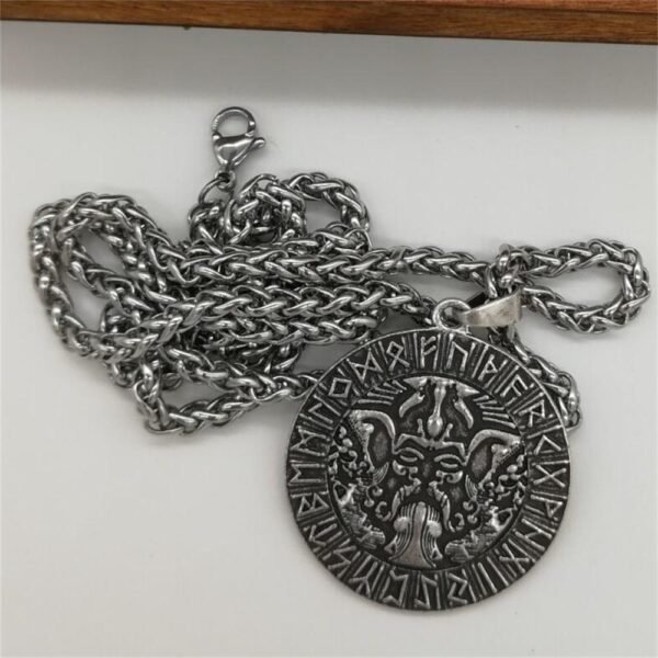 Norse Odin Smybol Viking pendant Aegishjalmur Protection Amulet Scandinavian pagan jewelry 1pc drop shipping