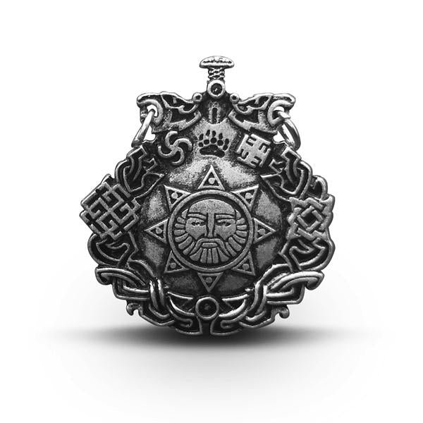 New Magicun Viking~Norse Viking Night Knight Pendants Neckalce Men Slavic Double Side Amulet Scandinavian jewelry