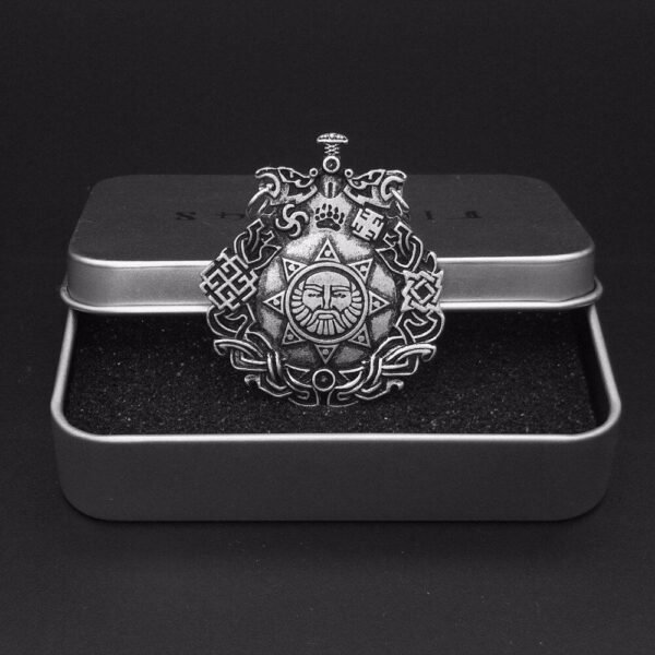 New Magicun Viking~Norse Viking Night Knight Pendants Neckalce Men Slavic Double Side Amulet Scandinavian jewelry