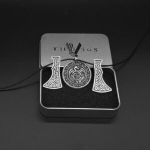 New Magicun Viking~ Nose style knot Axe dragon Amulet viking pendant necklace