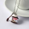 Nutella Gifts Chocolate Necklace -Food Jewelry Miniatures Charms - Funny Gifts - Food Necklace, Gifts for Her, Gifts for Mom