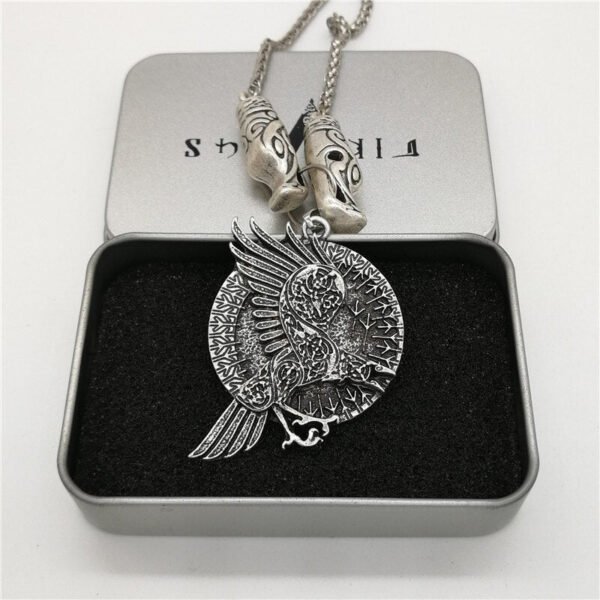 New Magicun Viking~Odin racen Viking Pendant Amulet Men's necklace pagan jewelry 1pc
