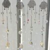 Original Handmade Dream Weaver Sun Catcher - Silver Plated Celestial Star Moon Clouddala Rainbow Light Catcher