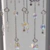 Original Handmade Dream Weaver Sun Catcher - Silver Plated Celestial Star Moon Clouddala Rainbow Light Catcher