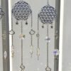 Original Handmade Dream Weaver Sun Catcher - Silver Plated Celestial Star Moon Clouddala Rainbow Light Catcher