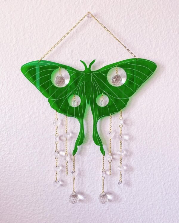 Original Handmade Sun Catcher - large butterfly suncatcher silver Plated