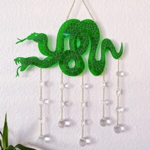 Original Handmade Sun Catcher - large snake suncatcher silver Plated