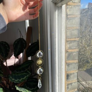 Original Handmade Sun Catcher - mini sun suncatcher Gold Plated