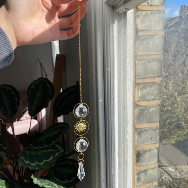 Original Handmade Sun Catcher - mini sun suncatcher Gold Plated