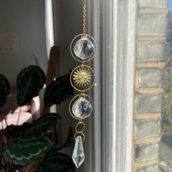 Original Handmade Sun Catcher - mini sun suncatcher Gold Plated