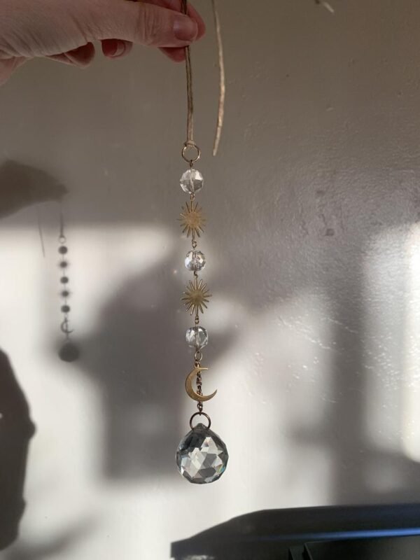 Original Handmade Sun and moon Catcher - Rainbow maker