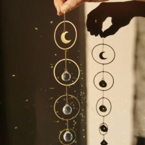 Original Handmade rainbow prism, light diffuser, boho home decoration, fairy decor,  idea