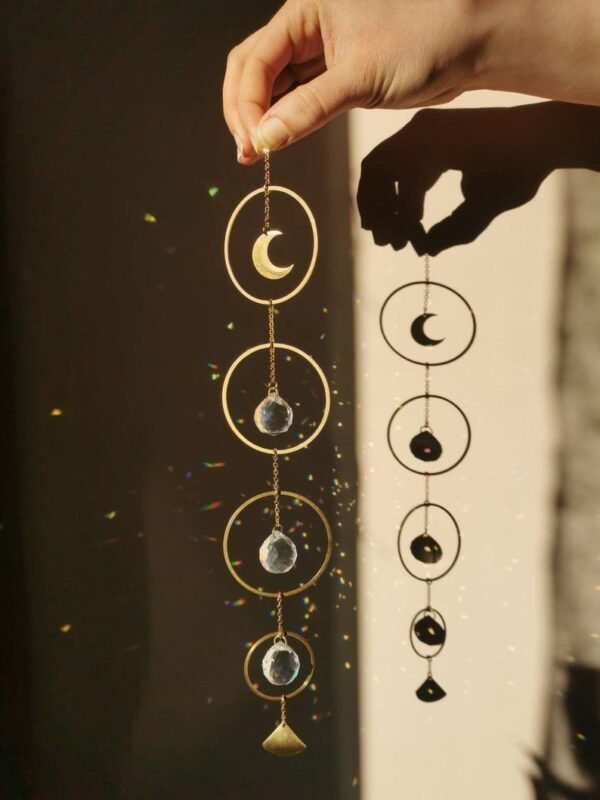 Original Handmade rainbow prism, light diffuser, boho home decoration, fairy decor,  idea