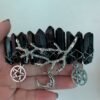 Magic Wicca~Original Mystery Retro Raw Crystal Hairpin Branch Antlers Pentagram Hairpin Wiccan Jewelry Gothic Gift Pagan Witch