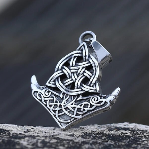 Original Viking Stainless Steel Thor Hammer Multiple Styles Domineering Unisex Knot Necklace Pendant
