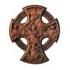 Orthodox Archangel Cross home wall decoration, wood carving, table decoration, St. Michael's Church decoration, Christian gift
