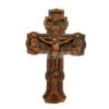 Orthodox Cross Wood Carving Church Decoration Holy Family Suffer Crucifixion Wall Decor Jesus Figures