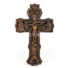 Orthodox Cross Wood Carving Church Decoration Holy Family Suffer Crucifixion Wall Decor Jesus Figures