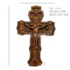 Orthodox Cross Wood Carving Church Decoration Holy Family Suffer Crucifixion Wall Decor Jesus Figures