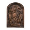 Orthodox Holy Trinity Wood Carving Ornament Wall Decor Christian Holy Family Holy Spirit Religious Home Decor Catholicism