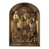 Orthodox Holy Trinity Wood Carving Ornament Wall Decor Christian Holy Family Holy Spirit Religious Home Decor Catholicism