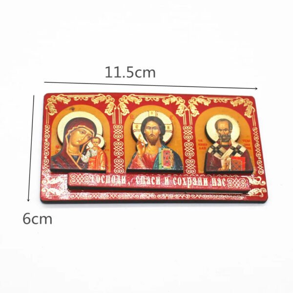 Orthodox Icons Jesus Virgin Mary Decor Wooden Church Decoration Christ Christmas Easter Ornament