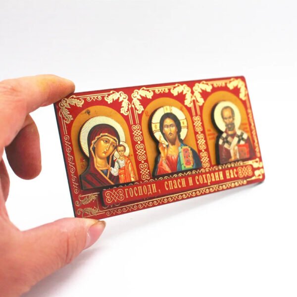 Orthodox Icons Jesus Virgin Mary Decor Wooden Church Decoration Christ Christmas Easter Ornament