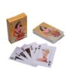 PVC waterproof plastic Sexy lady playing cards set beauty women poker deck shuffling magic cards 58x88mm   Game related