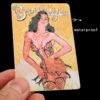 PVC waterproof plastic Sexy lady playing cards set beauty women poker deck shuffling magic cards 58x88mm   Game related