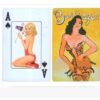 PVC waterproof plastic Sexy lady playing cards set beauty women poker deck shuffling magic cards 58x88mm   Game related