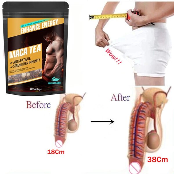 Penis Thickening And Growth Men's Massage Oil Penis Erection Enhancement Men Health Penis Growth Bigger Tea(10-20-3-40 Day Tea） - Slimming Product