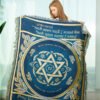 Pentacle tapestry Jerusalem blanket sofa cover religion carpet warm Camping Beach mat Tarot &Divination