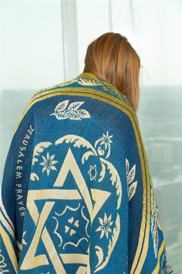 Pentacle tapestry Jerusalem blanket sofa cover religion carpet warm Camping Beach mat Tarot &Divination