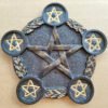 Pentagram Candle Holder Altar Light Holder Ceremony Decoration Cup Candle Holder Tea Board Game Tarot Around Astrology Props