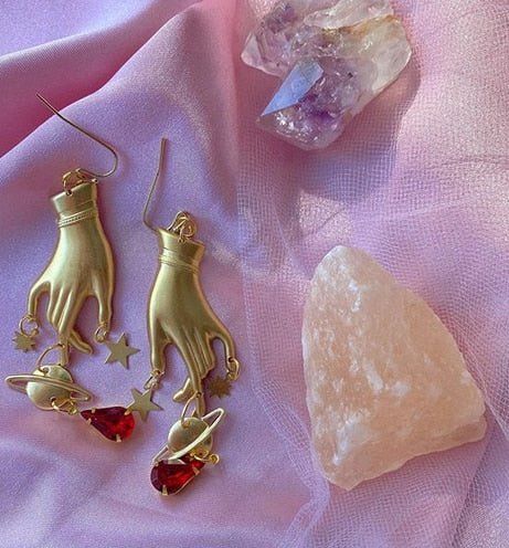 Planet Earrings |Space|Solar System Galaxyearrings |Minimalist | Solar System Galaxy earrings