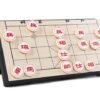Portable Chinese Chess Set Magnetic Foldable Board Game 25*25*2 cm Xiangqi Travel Chess Game for Entertainment   Game related
