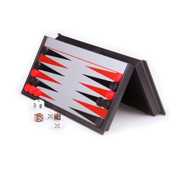 Portable Folding Travel Games Chess Checkers Magnetic Backgammon Set Board Outdoor Family Party Game  Plastic   Game related