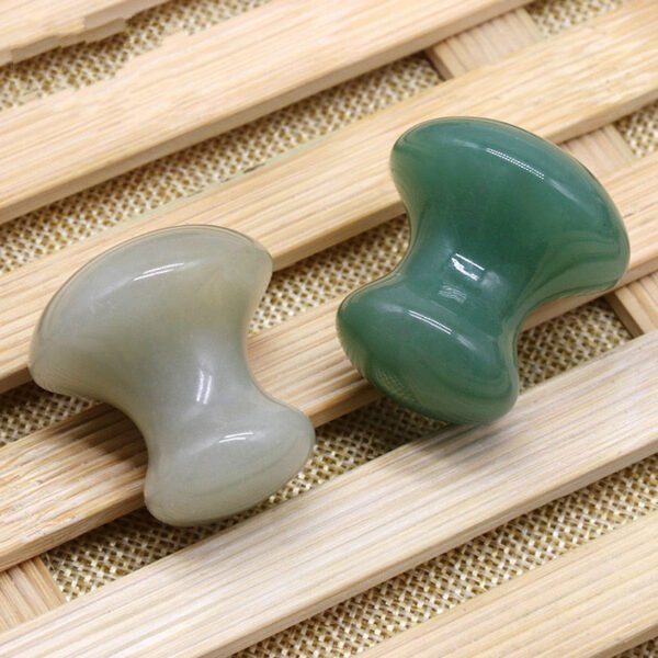 Magicun Crystal~Powder crystal jade mushroom type scraping squeegee scraping beauty  face  Dongling jade squeezing face